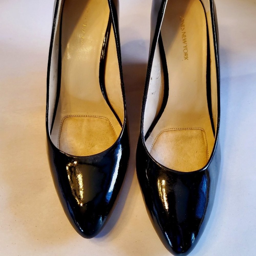 Patent Leather Dress Wedge Shoe
